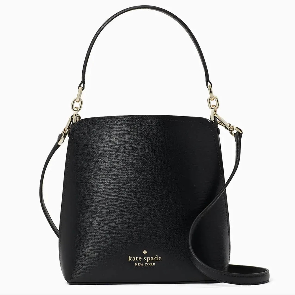 Kate Spade Black Darcy Small Bucket Bag - Leather